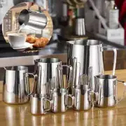 100-1000ml Stainless Steel Milk Jug Frothing Pitcher Latte Espresso Coffee Jug