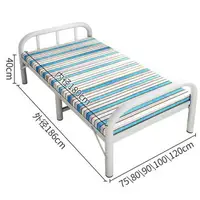 在飛比找樂天市場購物網優惠-鐵架床 折疊床床架 實木床架 雙人床架 高架床 掀床 單人床