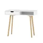 Artiss Office Computer Desk Study Table Storage Drawers Student Laptop White