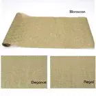 Christmas XMAS Burlap Hessian Roll Table Runner Wrap Craft Red Gold Glitter 2.7M
