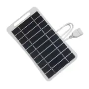 Versatile USB Solar Charger 5V 2W for Portable Fan, Exhaust Fan, and Lighting