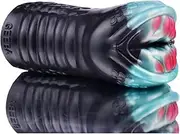 GEEBA the Mamba, Penis Stimulation Sex Toy Novelty, Fantasy Male Stroker for Ejaculation Orgasm, Unique Textured Masturbation Pleasure device for easy Jerk-off