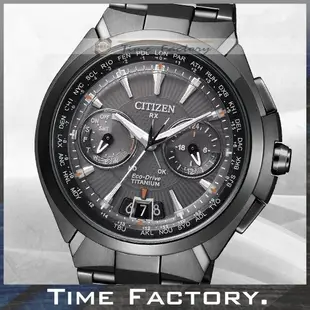 【時間工廠】 星辰 CITIZEN 衛星 鈦合金光動能旗艦腕錶 CC1085-52E