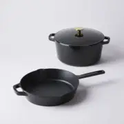 Brand New Milo By Kana 3-Piece Cookware Set William Sonoma Cast Iron