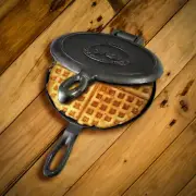 Waffle Iron Rome Cast Iron Old Fashioned Waffle Iron