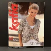 Katia SPORT Knitting yarn pattern book #61 with 53 Designs Spring Summer Spanish
