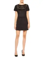 New With Tags Sanctuary Alexia Faux Suede Dress