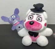 Five Nights at Freddy's FNAF Horror Game PlushDoll Kids Toy White Bear w/bonnie