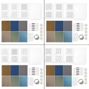 Needlework Supplies Embroidery Set with Jeans Fabric Thread Stitching Needle