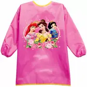 NEW Kid Girl Child water resist Princess Bib School Apron Art Paint Smock Shirt