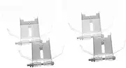 CRILSTYLEO 4Pcs Transparent Eye Shield Covers for Bench Grinders Durable Dust Guard Safety Shield for Grinder Attachments Compact Design for Small Scale Setups