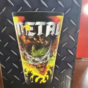 Dark Nights Metal Pint Glass Culture Fly World's Finest BATMAN & jOKER DRAGON A1