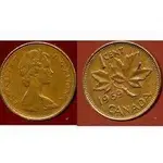 【全球郵幣】加拿大 CANADA 1969 1CENT 1分 品項美 AU