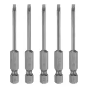 5pcs SL3 Magnetic Slotted Screwdriver Bits 3mm Flat Head Screwdriver Bit 2.6"