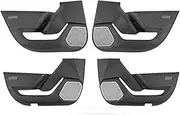 Rynplex, for Toyota, Highlander 2022 Car Door Anti Kick Pad ABS Anti-Scratch Dustproof Door Side Edge Protector Sticker Car Accessories Car Door Kick Mat
