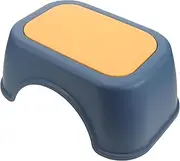 JOINPAYA 1pc Footstool Step Stools Living Stepping Stool Seat Two Potty Non Anti Steps Boys Toilet Step Stool for Kitchen Adults Ladder Handle Footrest Step Stool Plastic