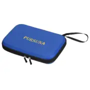 Table Tennis Racket Case Ping Pong Paddle Case Cover Container Bag Square, Blue