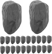 GARVALON 50pcs Simulated Stones Plastic Rocks Aquarium Decor Rocks Aquascaping Rocks Terrarium Decor Small Rocks Fake Rocks for Aquarium Stones Model Train Scenery Rocks for