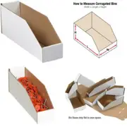Aviditi BINEB123 Corrugated Open Top Bin Box, 12" Length x 3" CASE OF 50