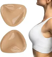[Fellflying] Sticky Bra Inserts,Double-Sided Sticky -Up Bra Inserts | Triangular Invisible -up Pads for Women for Swimsuits Dresses Bikini Top