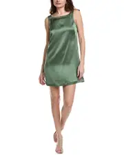 Rebecca Taylor Heavy Satin Shift Dress