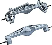 1/10 Front and Rear Axle Set for UTB 18 1/18 RC Crawler Car Upgrade Parts Accessories Metal Fr&on&t and Rear Portal Axle Set Upgrade Parts RC Car Accessories