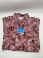 Columbia PFG Shirt Mens Large ALABAMA Super Bonehead Long Sleeve Fishing NWT