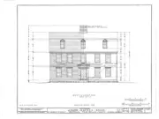 Gambrel Roofed Colonial New England Home, wood framed, PRINTED home plans