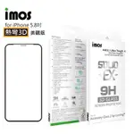 IMOS玻璃貼 IMOS 3D IPHONE11 11PRO 11PROMAX XSMAX XS 美觀滿版玻璃(黑邊)