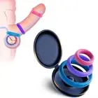 3PCS Reusable Penis Stretcher Sleeve Girth Enhancer Penis Extender Rings For Men