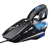 YinDiaoG10 Wired Macro Programming Gaming Mouse Colorful Water-cooled Light 7200 DPI Mice with LED Backlight 7 Button US