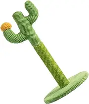 Totority Wear Resistant Cat Scratcher Post Vertical Cactus Design for Kittens Durable Household Scratching Pole Fun Practical Cat for Indoor Use