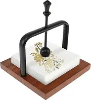 GOKENA Wooden Napkin Holder Napkin Holder for Table Square Paper Napkin Holders Tissue Organizer Serviette Dispenser Modern Napkin Holder for Kitchen Restaurant Farmhouse Dinner Outdoor