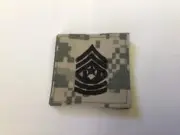 2 X 2 ACU US Army E9 Command Sergeant Major Insignia Patch VELCRO BRAND Hook