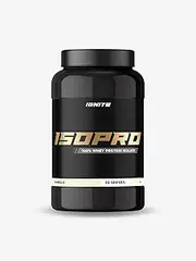 IGNITE ISOPRO 100% Whey Protein Isolate, Vanilla, 1kg (30 Serves)