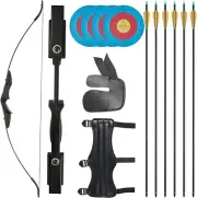 TOPARCHERY Bow and Arrow Set 20LBS 30LBS 40LBS 57" Recurve Bow Set Double Arr...
