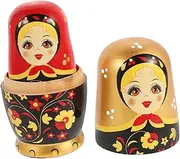Yardwe 1 Set Matryoshka Dolls Craftsmanship for Adults Birthday Christmas Present Safe Friendly Decoration for Home