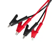 1000 V 2 PCS Double-Ended Alligator Clip Leads for Electrical Testing 3.3 Ft, T