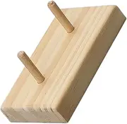 ERINGOGO Wooden Sewing Thread Rack Holder Compact Spool Organizer for Quilting Braiding Projects Lightweight Space Saving Design for Home DIY Crafting