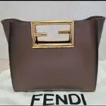 FENDI 芬迪 肩背包 FF BY THE WAY PEEKABOO RUNAWAY‎ 棕色 日本直送 二手