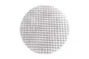 Armida 160cm Round Fluffy Faux Fur Bubble Rug - White