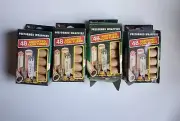 Magniff Rolls Preformed Coin Wrappers Paper Tubes QUARTERS, ASSORTED COINS VTG