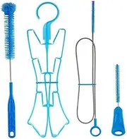 Hydration Bladder Cleaning Kit Water Bladders Cleaner Set Flexible Long Brush Hydration Bladder Cleaning Kit for Hose Collapsible Frame-