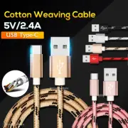 1M 2M USB Type C Fast Charging Data Cable For Samsung Galaxy A13 A23 A33 A53 A73