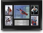HWC Trading FR A3 Christopher Reeve Superman Gifts Printed Signed Autograph Picture Display for Movie Memorabilia Fans - A3 Framed