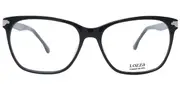 Lozza VL4150 0700 Men's Glasses Black Size 55 - Private Health Rebate - Blue Light Block Available