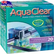 20 Gal Fish Tank Filter Internal Power Filter with Media