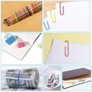 240pcs Dovetail Binder Clips Paper Clamps Spring Rubber Band with Storage for Ca