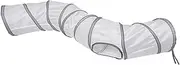 Generic Folded Cat Tunnel Tube, Bed House Interactive Portable with Hole, Indoor Tent Play Tunnels for Bunny Training Hiding Ferrets