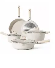 Nonstick Pots & Pans Set, 8Pcs Pots & Pan Sets